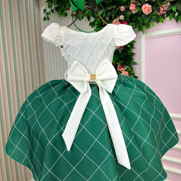 Vestido Banana Club Jamile Saia Verde