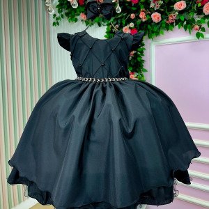 Vestido Ysa Kids Francine Preto