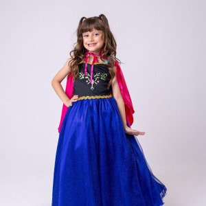 Fantasia Princesa Belli Ana Frozen Longa