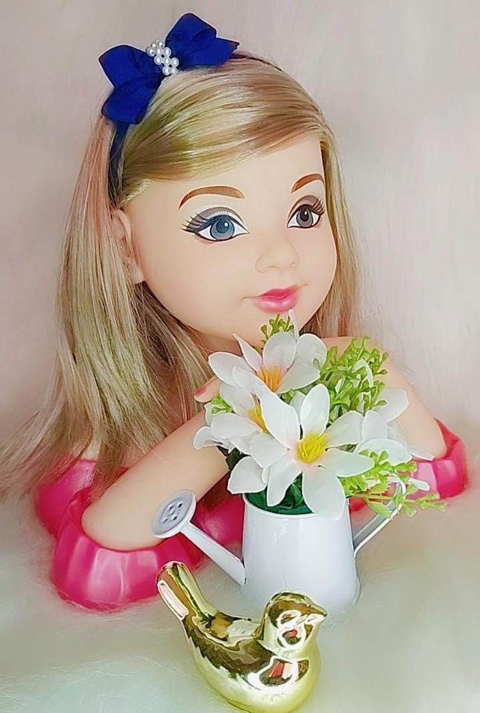 Faixa Belli Lacinho Azul Royal