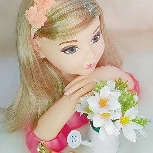 Faixa Belli Flores Salmão