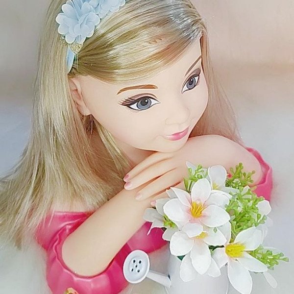 Faixa Belli Flores Verde Claro