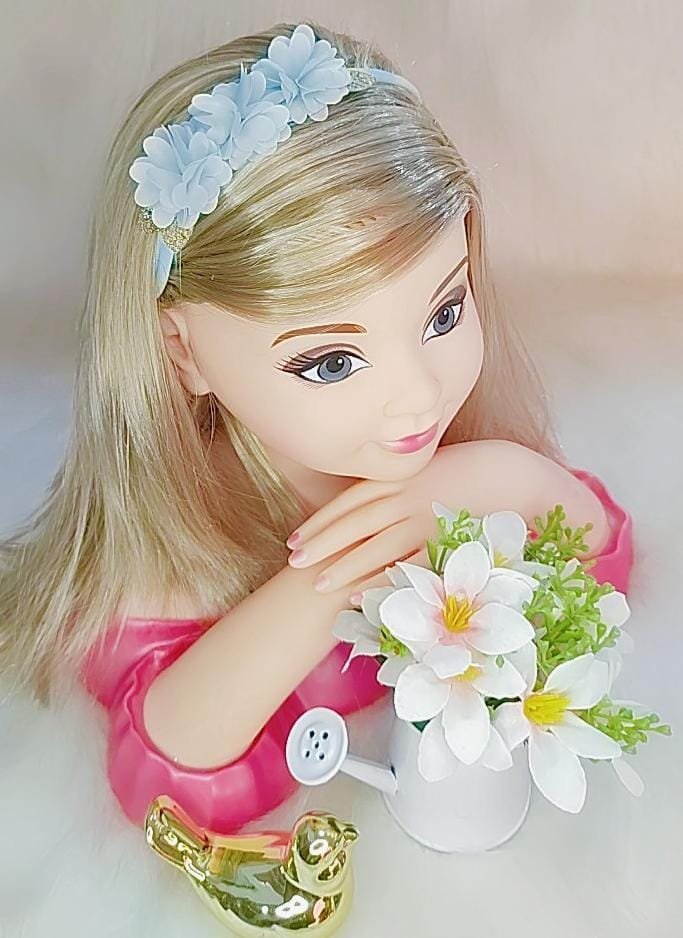 Faixa Belli Flores Verde Claro