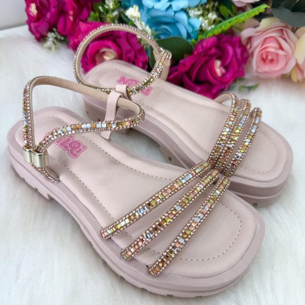 Sandália Nilqi Rafaela Nude – Rose