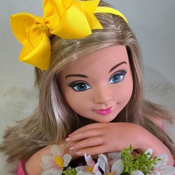 Tiara Belli Laço Amarelo